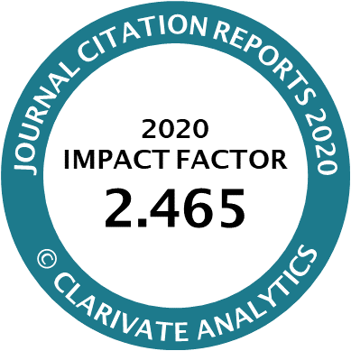 Journal Citation Reports 2020 Impact Factor