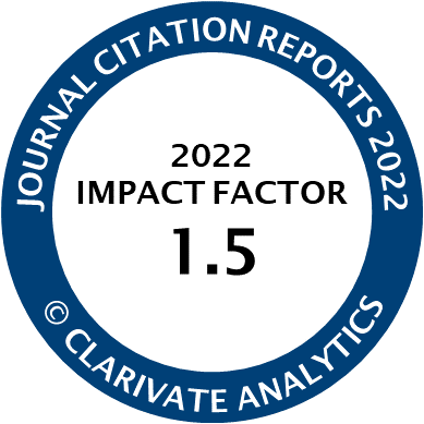 Journal Citation Reports 2022 Impact Factor
