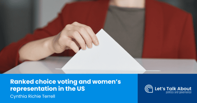Ranked choice voting and women's representation in the US
