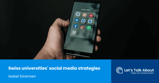 Swiss universities' social media strategies
