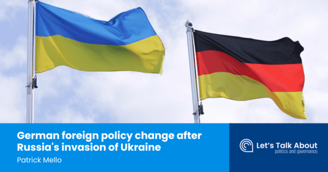 German foreign policy change after Russia's invasion of Ukraine
